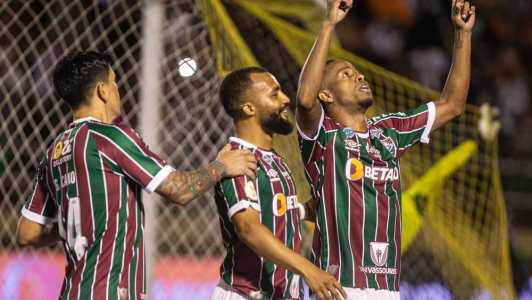 Keno marcou duas vezes na vitória do Fluminense sobre o Goiás