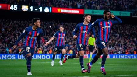 Kessié fez o segundo gol do Barcelona sobre o Real Madrid nos acréscimos