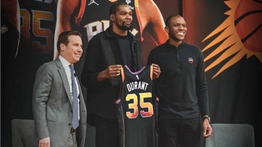 Kevin Durant ainda não estreou pelo novo time desde que deixou o Brooklyn Nets