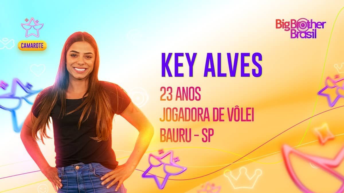 BBB 23: Key Alves, jogadora de vôlei, é confirmada no Camarote 