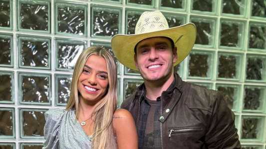 Key e Gustavo posaram juntos para foto
