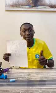 Khaby passou uma temporada no Brasil