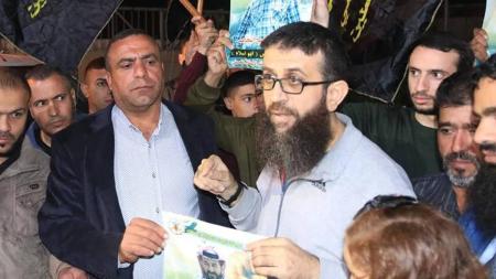 Khader Adnan se transformou em um símbolo da luta palestina