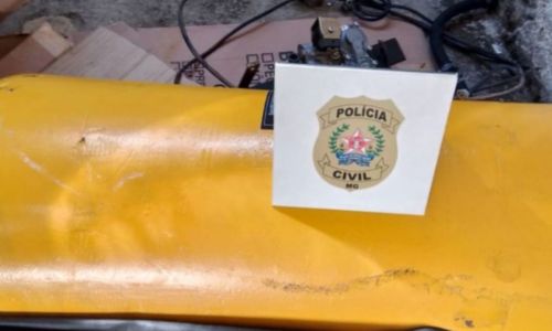Kit de gás da vitima foi recuperado pela Polícia Civil com suspeito em Minas Gerais