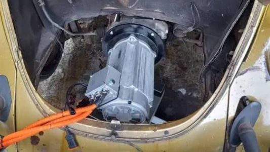 Kit para conversão de Fusca em veículo elétrico