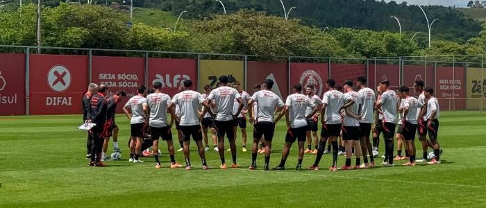 Inter se reapresentou no CT Parque Gigante, em Porto Alegre, após a vitória sobre o Sport