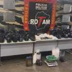 PM encontra laboratório de produção de cocaína na região do Barreiro e apreende mais de R$ 1 milhão da droga