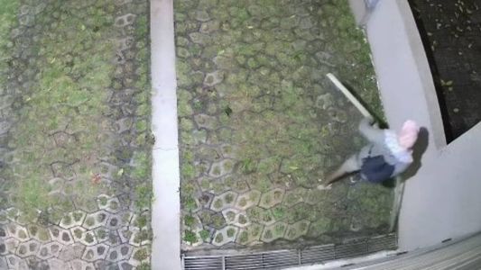 Ladrão furta barras de ferro de um portão de prédio no bairro Santa Efigênia, em BH