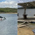 Pescador diz que salvou três na Lagoa Várzea das Flores na Grande BH; S10 dele caiu na água
