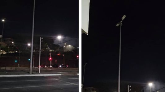 Lâmpadas dos postes da avenida Antônio Carlos, em BH, piscam há três dias