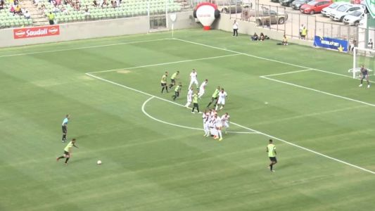 Lance do gol do Serrana