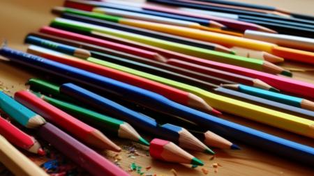 Lápis velhos podem ser um tesouro para quem gosta de artesanato