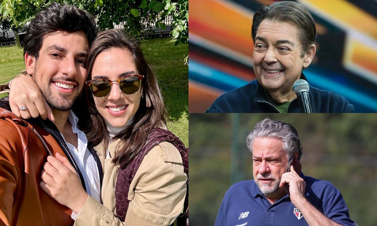 Filhos de Faustão e Julio Casares, presidente do São Paulo, anunciam noivado