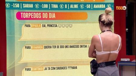 Larissa enviou mensagem para Amanda fingindo ser o atleta