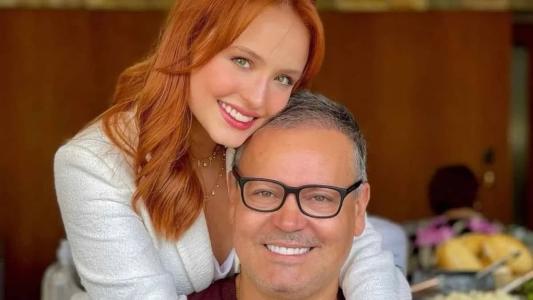 Larissa Manoela e o pai, Gilberto Taques