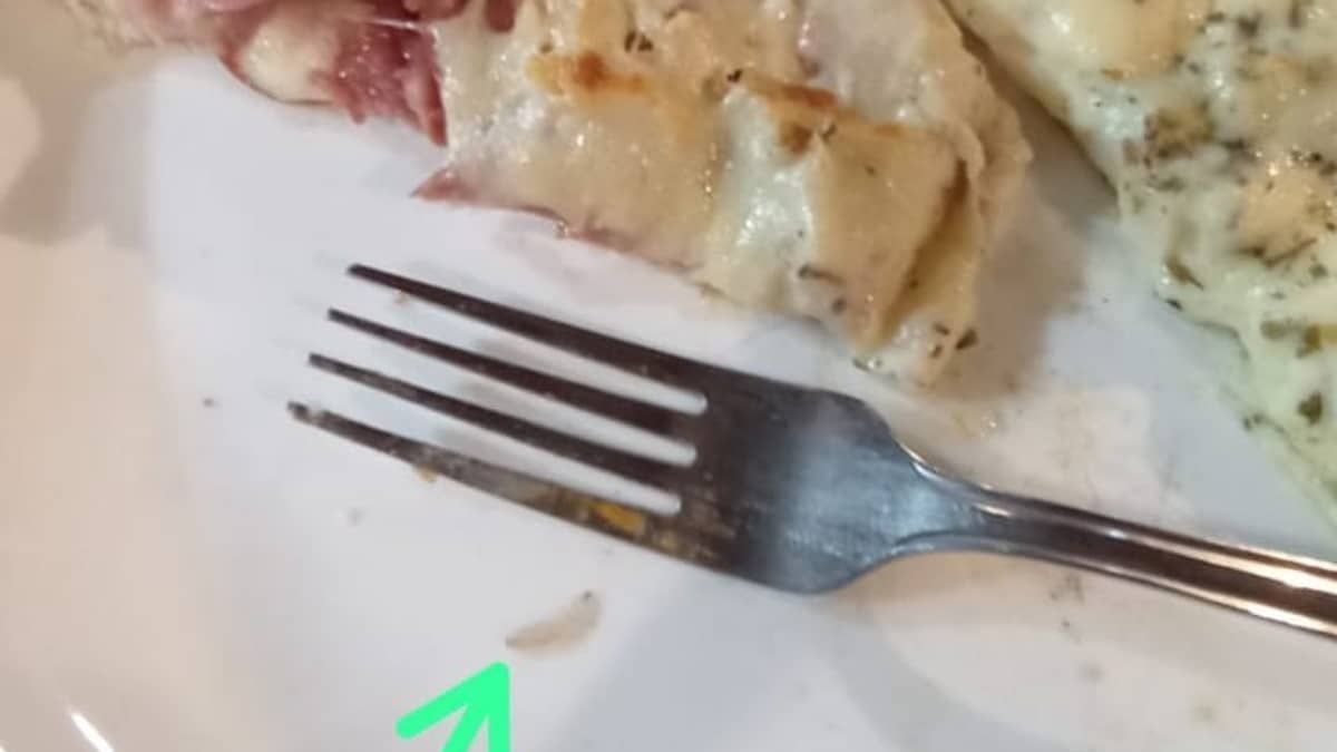 Vídeo: cliente denuncia restaurante de BH após encontrar larva em pizza