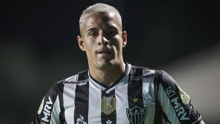Lateral-esquerdo Guilherme Arana desfalcará o Atlético no próximo sábado (2)