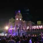 Rapper FBC pede Justiça por gari Laudemir em show na Praça da Estação, em BH