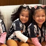 Quadrigêmeas herdam amor do pai pelo Atlético e fazem festa pelo Galo