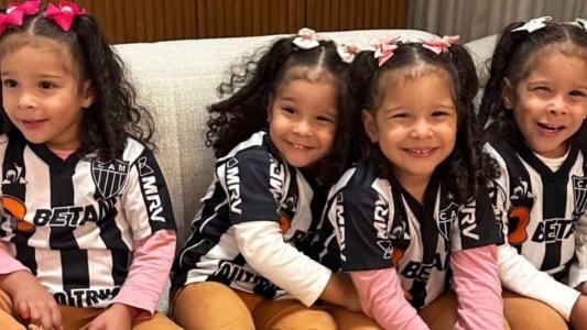 Laura, Beatriz, Maitê e Beatriz se tornaram atleticanas fanáticas