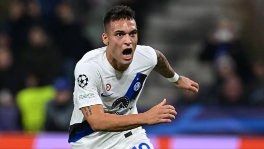 Lautaro Martínez, atacante argentino da Internazionale, fez o gol do triunfo nesta quarta-feira (8)