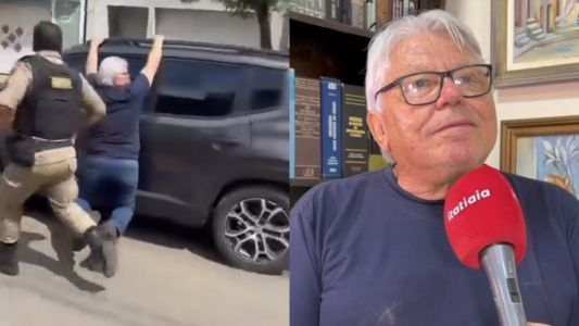 Leandro Silva Aguiar, de 70 anos, tentou evitar o roubo de seu carro se agarrando ao veículo