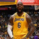 NBA: LeBron James aparece no final do jogo e Lakers está a uma vitória da classificação