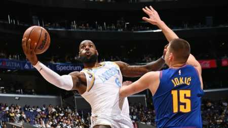 LeBron James e Nikola Jokic, destaques de Los Angeles Lakers e Denver Nuggets