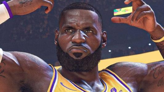 LeBron James é o jogador com a segunda maior nota geral do NBA 2K24