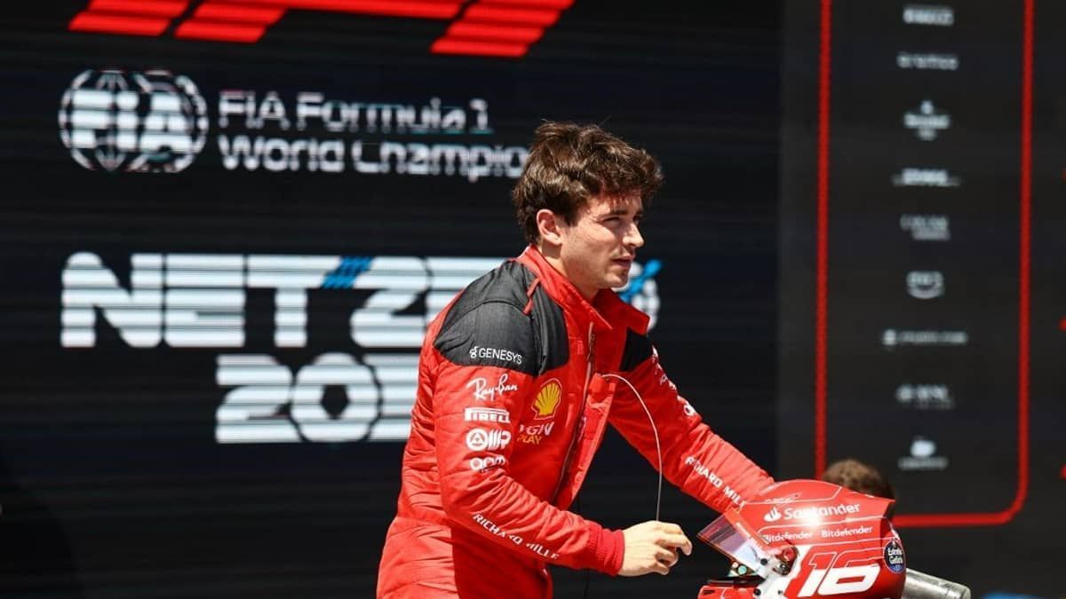 Leclerc bate, mas supera Red Bull e faz pole da corrida sprint do GP do Azerbaijão