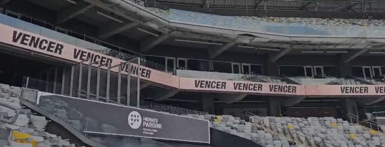 Atlético faz teste com LEDs na Arena MRV antes de final do Mineiro