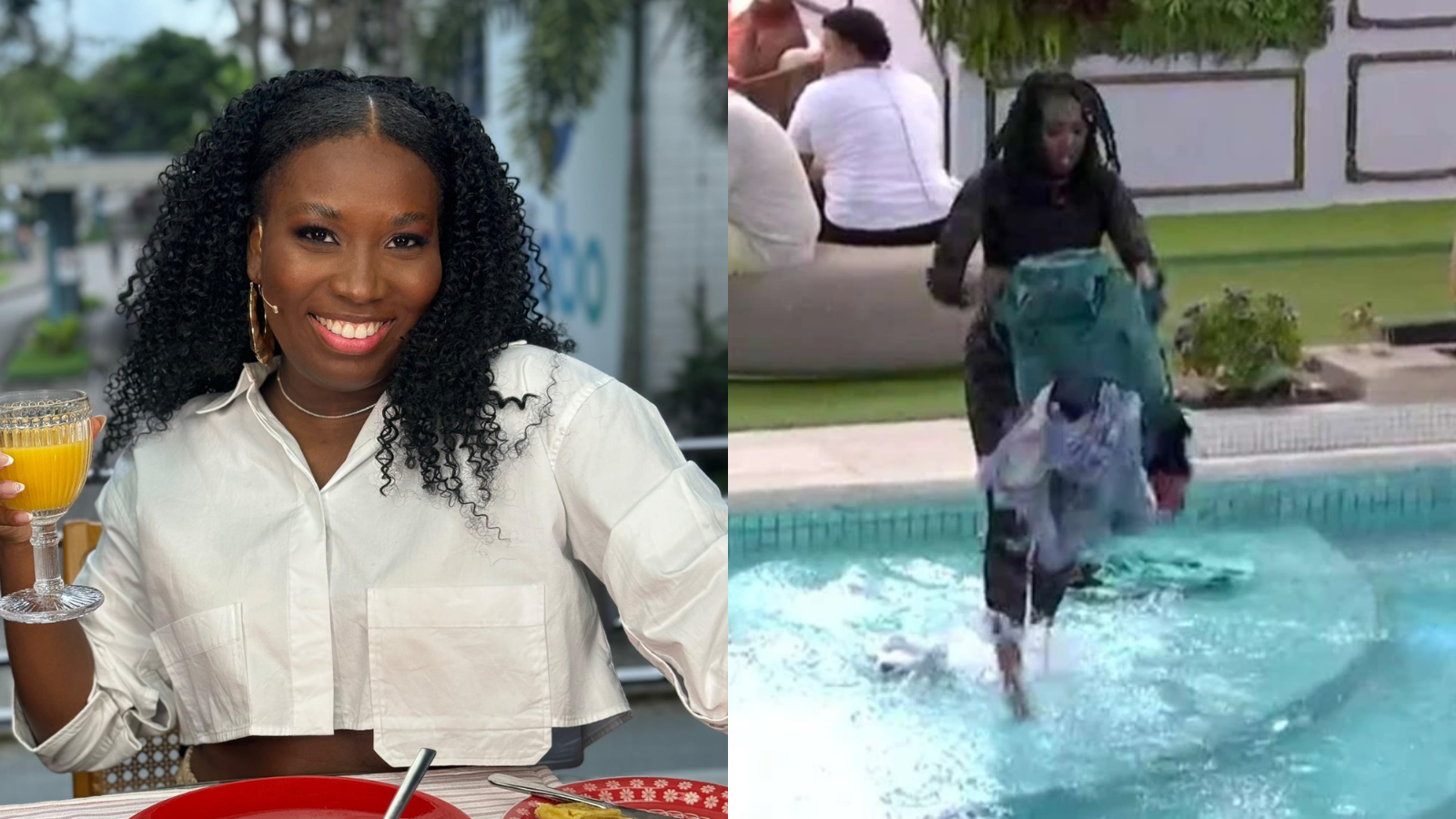 Leidy explica real motivo de ter jogado roupas de Davi na piscina no BBB 24