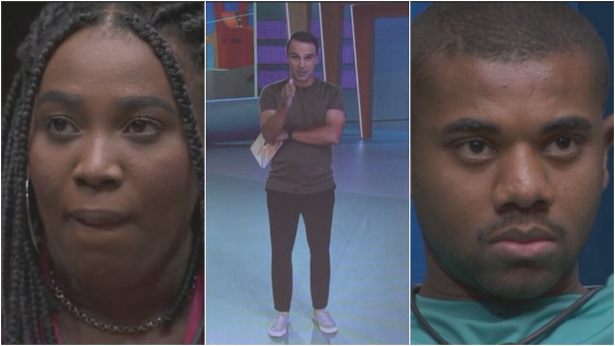 No BBB 24, Tadeu Schmidt dá bronca em Davi e Leidy após 'treta da piscina' e ameaças