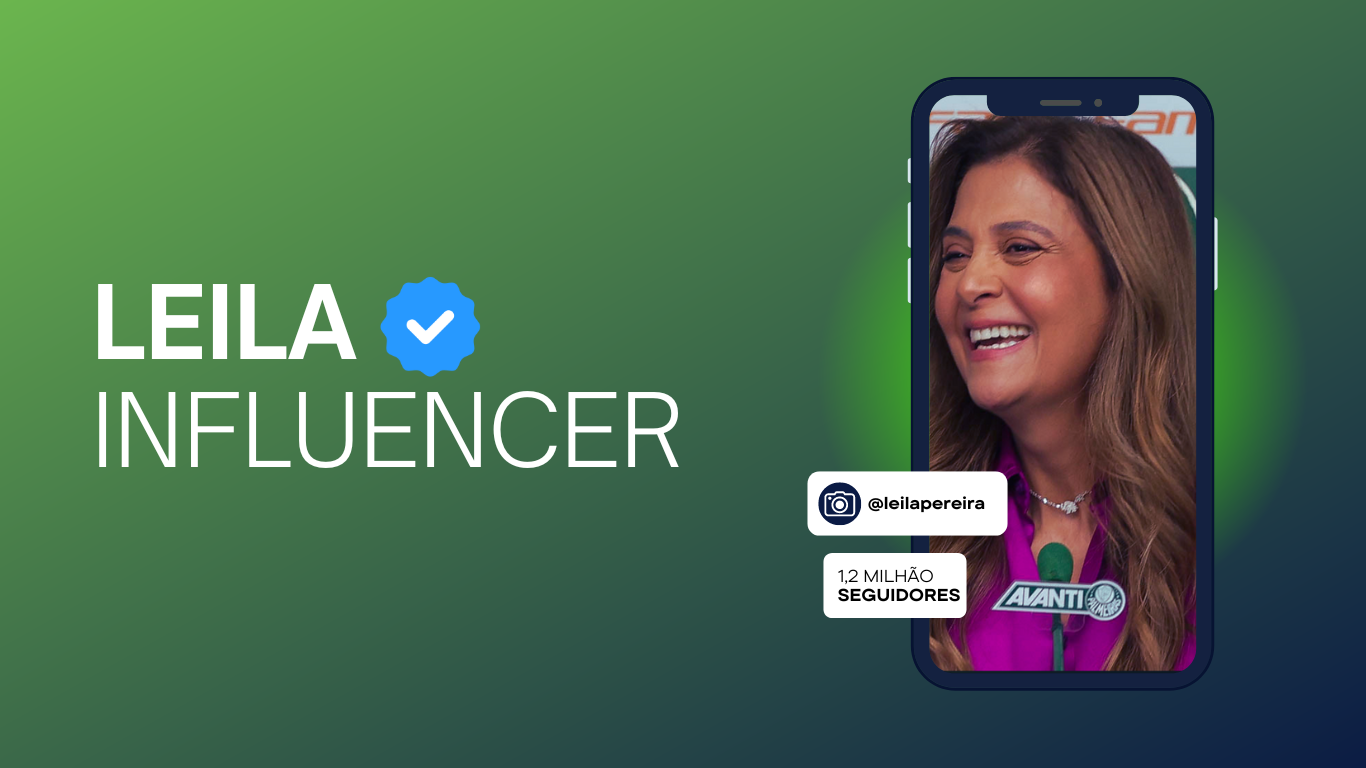 Leila influencer: presidente do Palmeiras domina rede social e lidera ranking entre gestores da Série A