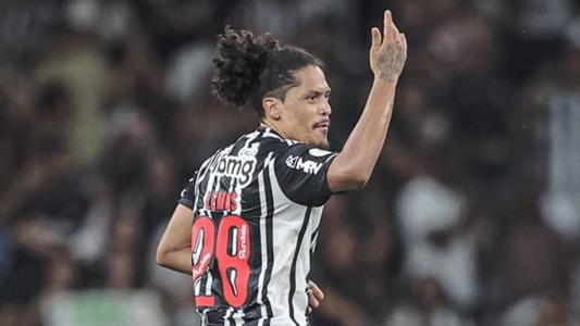 Lemos acertou bela finalização e marcou gol de honra do Galo no Mineirão