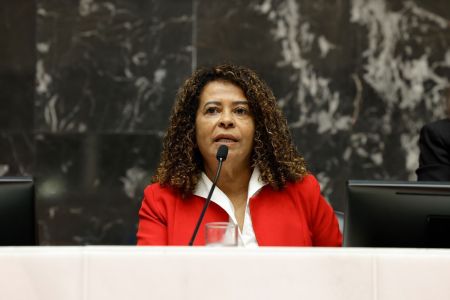 Deputada estadual Leninha (PT), vice-presidente da ALMG e presidente eleita do Partido dos Trabalhadores em Minas.