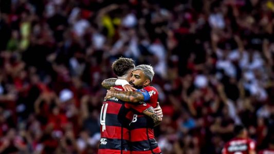 Léo Pereira e Gabigol, dois representantes do atual elenco rubro-negro