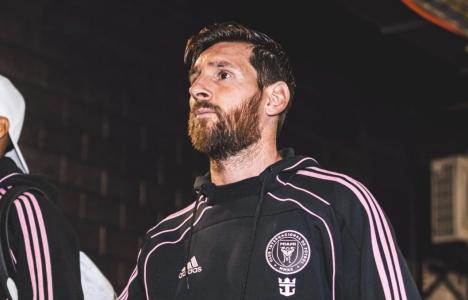 Lionel Messi em viagem do Inter Miami na temporada 2025 da MLS