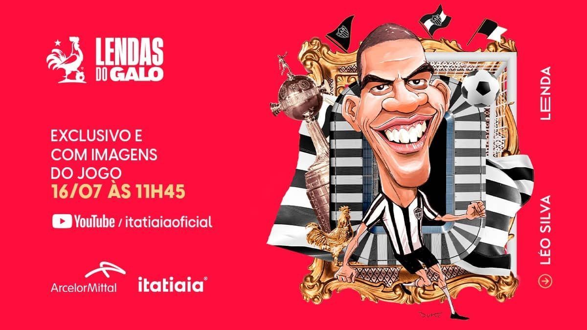 Leonardo Silva, um dos ídolos do Atlético confirmados no Lendas do Galo