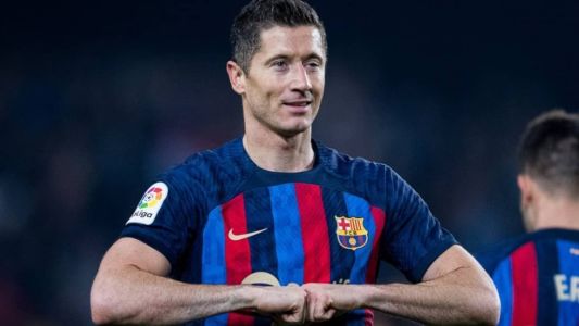 Lewandowski marcou o gol que decretou a vitória para o Barça contra o Cádiz