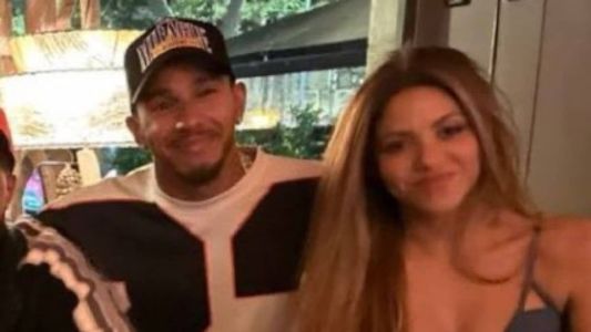 Lewis Hamilton e Shakira se encontraram em um restaurante em Miami