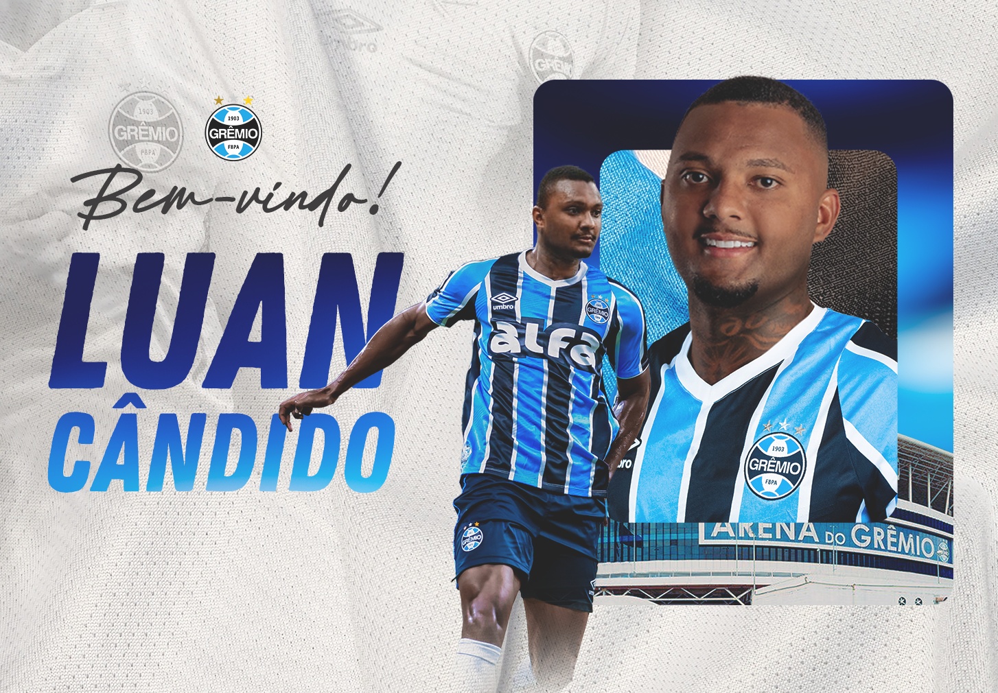 Grêmio anuncia contratação do lateral-esquerdo Luan Cândido