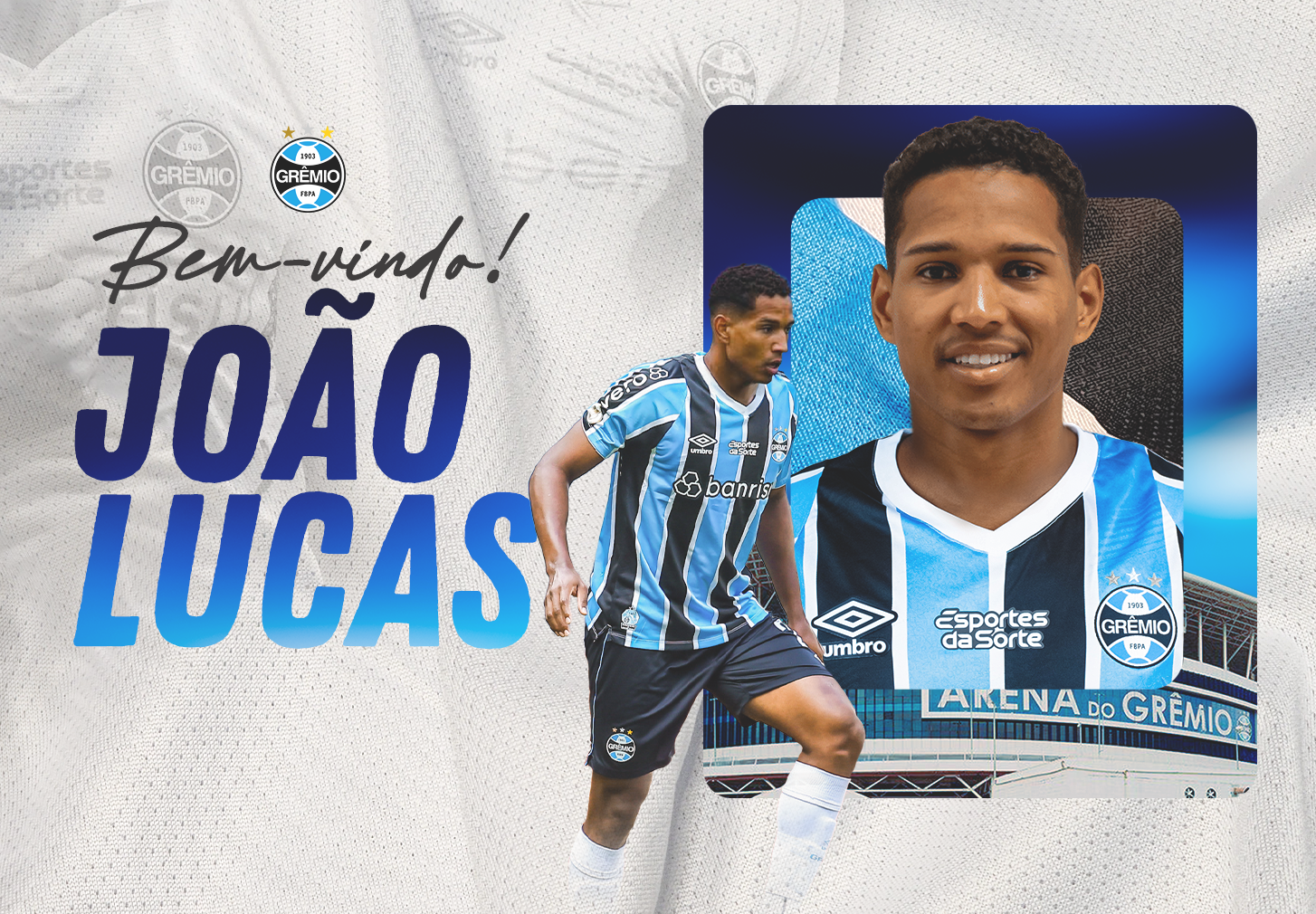 João Lucas assina contrato com o Grêmio até 2027