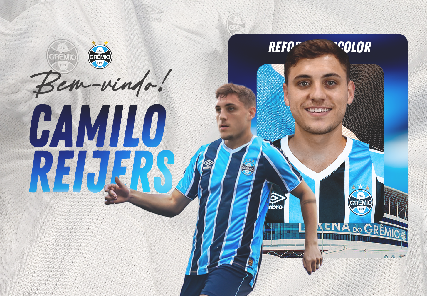 Grêmio anuncia contratação do volante Camilo Reijers