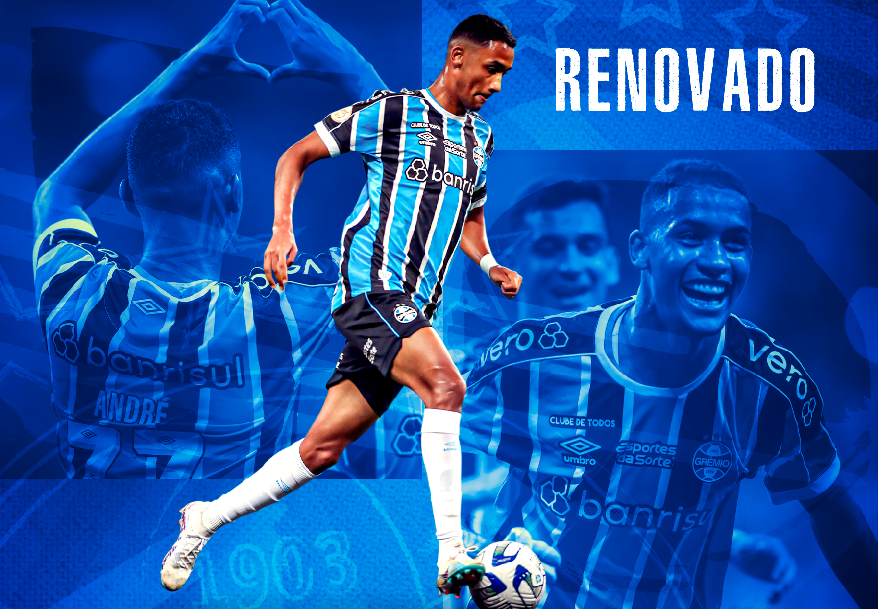 Grêmio exerce opção de compra do atacante André Henrique