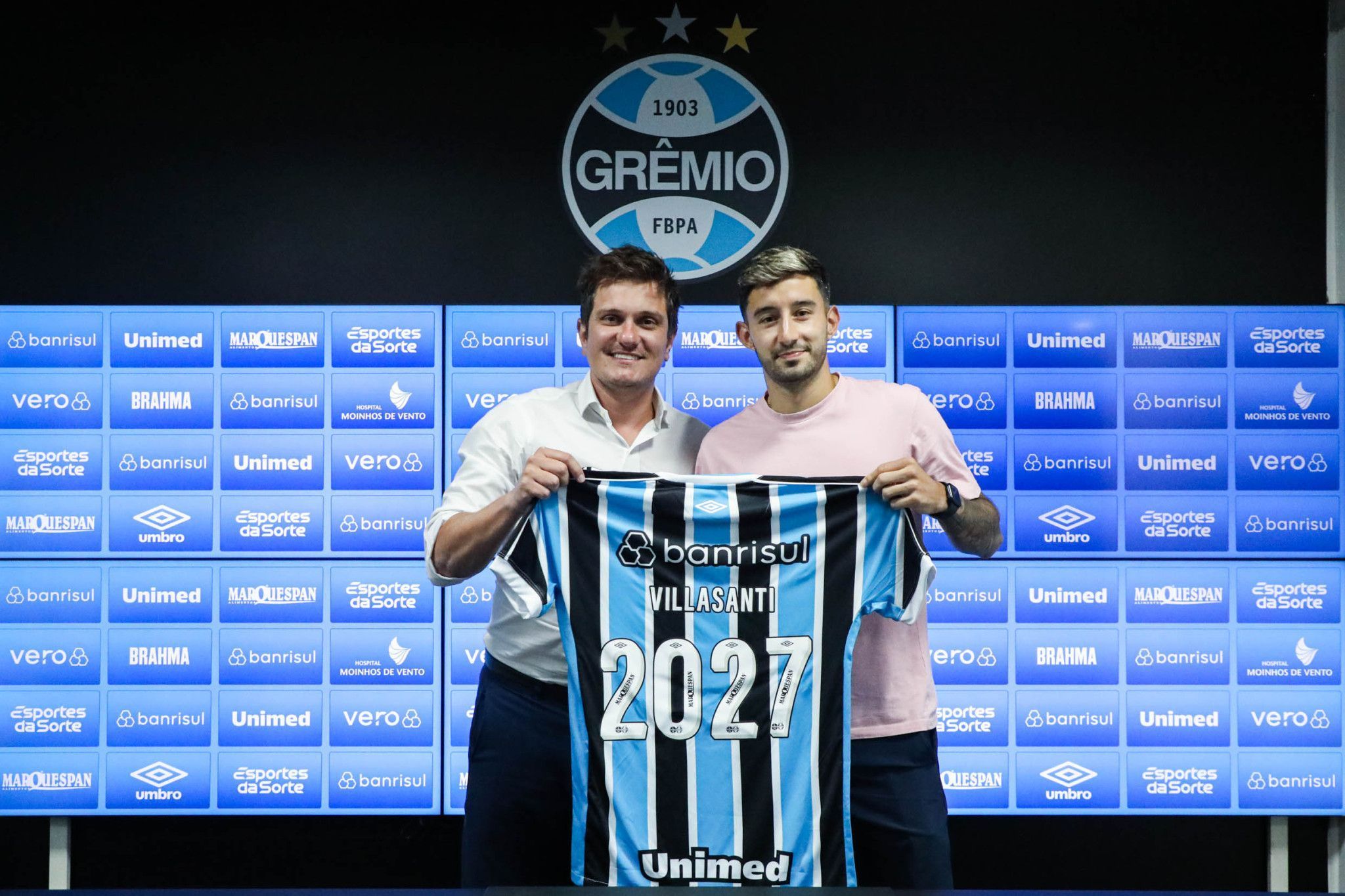 Grêmio renova contrato com Villasanti até 2027
