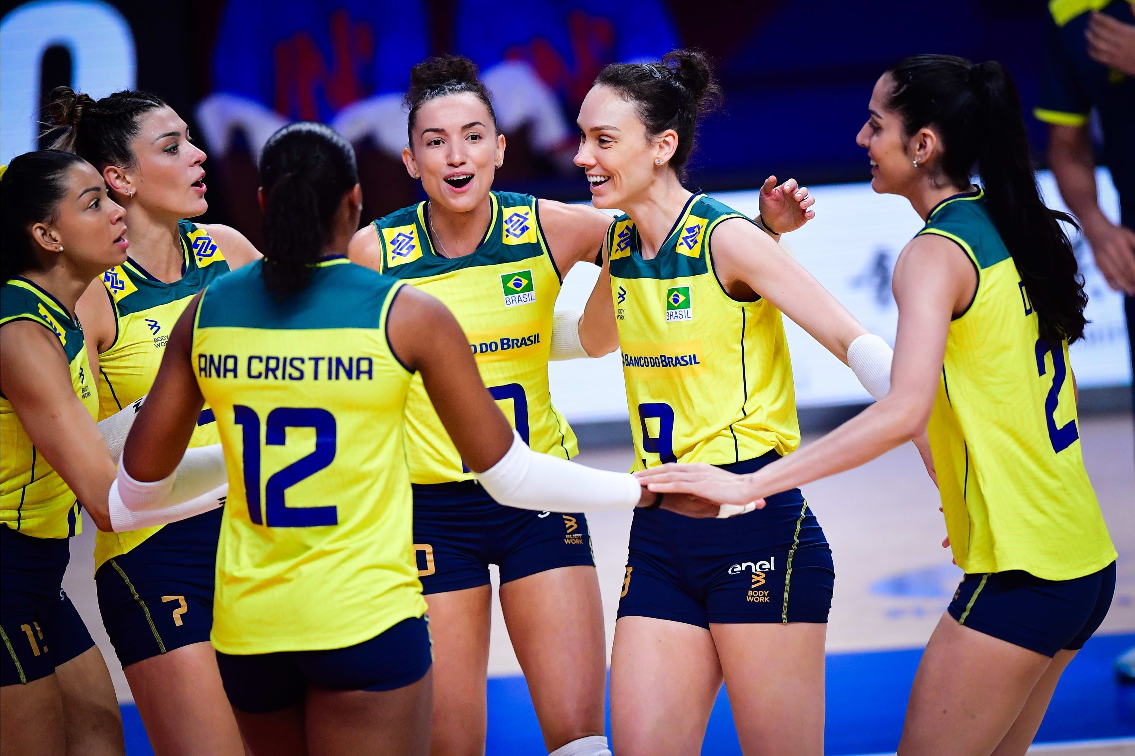 Liga das Nações de Vôlei: Brasil tem forte teste contra a Itália