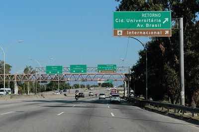 Linha Vermelha, no Rio • Marcelo Piu/Prefeitura do Rio