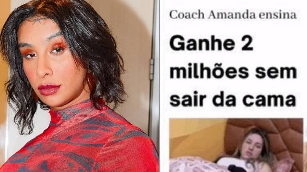 Linn da Quebrada ironiza possível vitória de Amanda no BBB 23: 'Ganhe 2 milhões sem sair da cama'