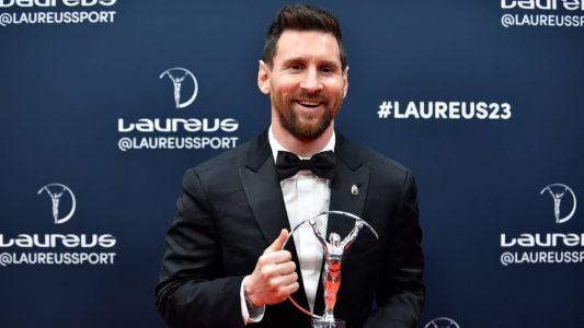 Lionel Messi foi premiado como "Atleta do Ano"